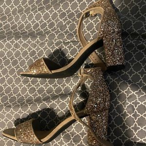 Women’s rose gold heels